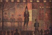 Georges Seurat La Parade oil